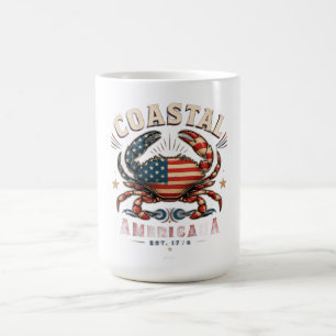 Coastal America-Krab-T-Shirt Kaffeetasse
