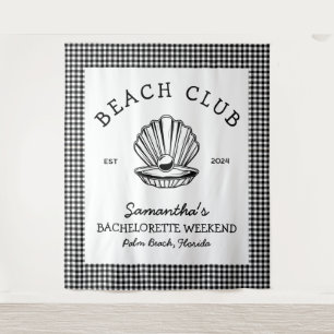 Coastal Bacheloretto Beach Club Wandteppich