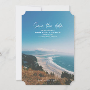 Coastal Beach Hochzeit Save the Date
