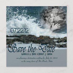 Coastal Beach Hochzeit Save The Date