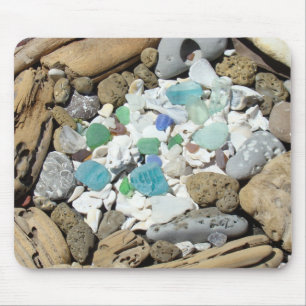 Coastal Beach Rock Garden Mousepads Qualität Gesch