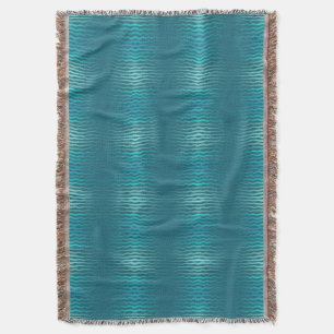 Coastal Beach Salty Türkis Wave Abstract Design Decke