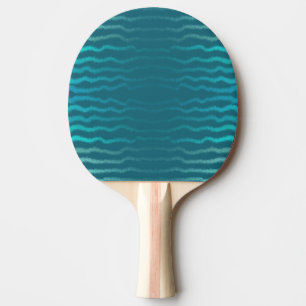 Coastal Beach Salty Türkis Wave Abstract Design Tischtennis Schläger