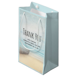 Coastal Beach Scene Nautical Theme Party Danke Kleine Geschenktüte