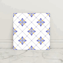 Coastal Blossom Minimal Blue Modern Mediterranean 
