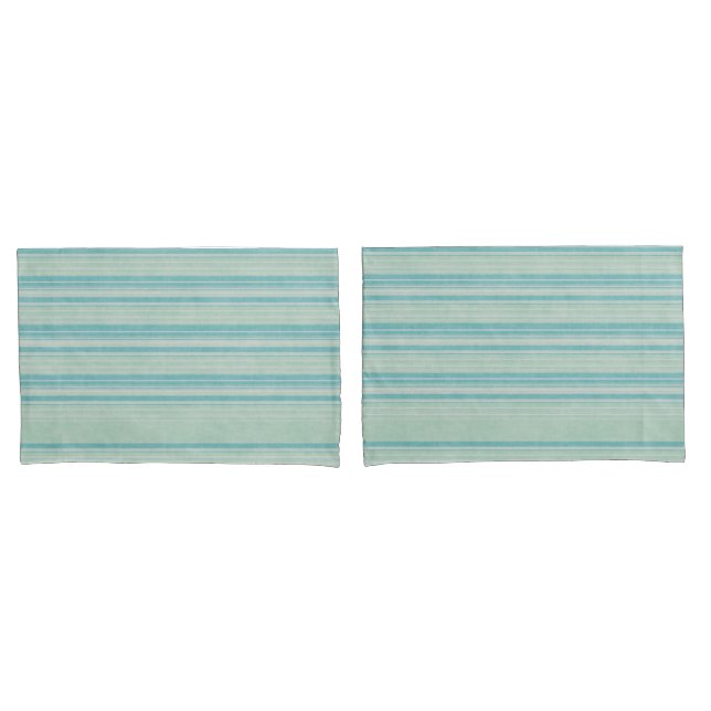 Coastal Blue Green strichen ihren Namen rustikal Kissenbezug (Vorderseite-Set)