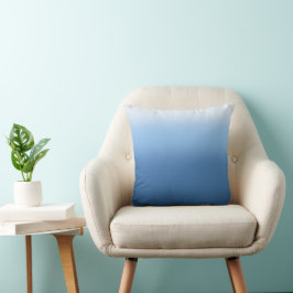 Coastal blue ombre kissen