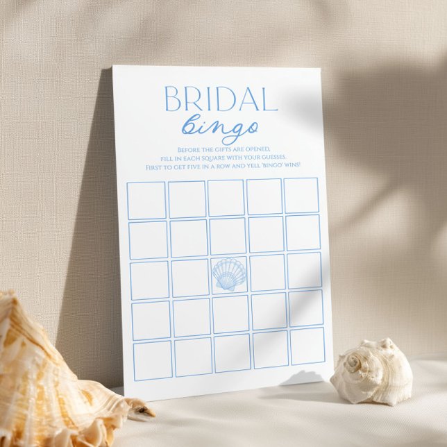 Coastal Bridal Shower Bingo Game  (Von Creator hochgeladen)