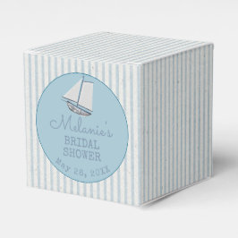 Coastal Bridal Shower Boat Stripe  Geschenkschachtel