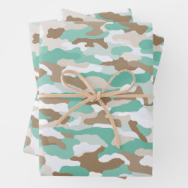 Coastal Camouflage Geschenkpapier Set