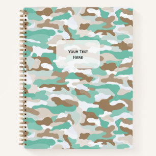 Coastal Camouflage Notizbuch