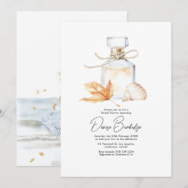 Coastal Chic Autumn - Fall Bridal Shower Einladung