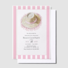 Coastal Chic Beach Club Birthday Party