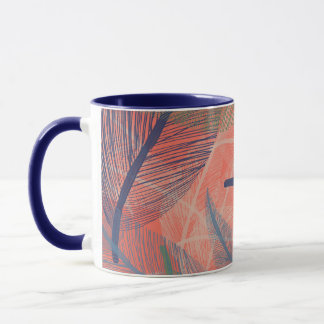 Coastal Chic Feathers Tasse
