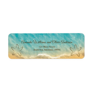 Coastal Chic Golden Sand Türkis Wasser Hochzeit