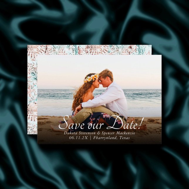 Coastal Chic | Hochzeiten von Foto Aquamarin und K Save The Date (Von Creator hochgeladen)