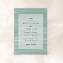 Coastal Chic Mute Green Elegant Hochzeit