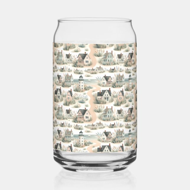 Coastal Cottage Lighthouse Pattern (Recto)