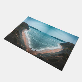 Coastal Cove Beach Landscape Rug Fußmatte