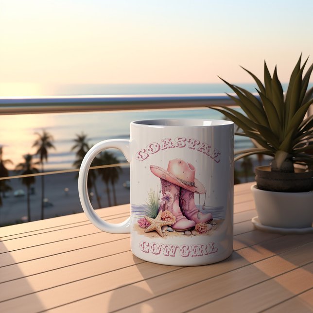 Coastal Cowgirl Coffee Mug (Créateur téléchargé)