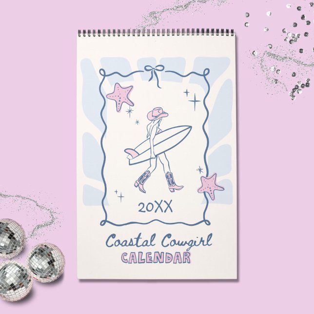 Coastal Cowgirl Girly Planner Kalender (Coastal Cowgirl Girly Planner Calendar)
