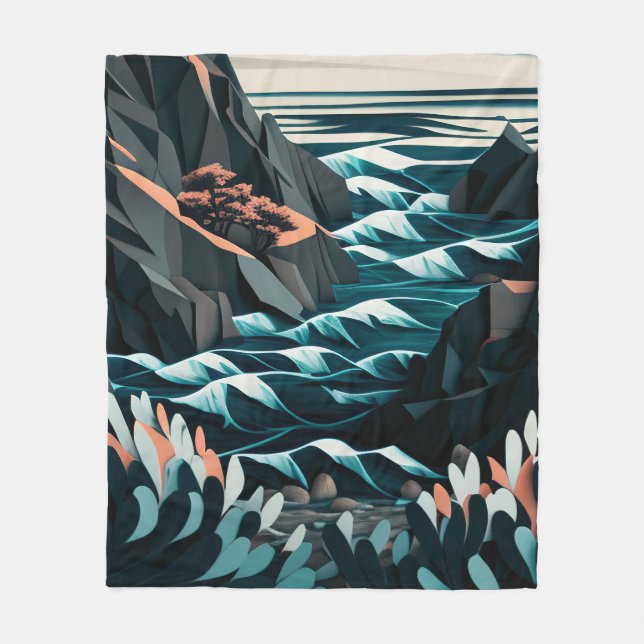 Coastal Energy Fleecedecke (Vorderseite)