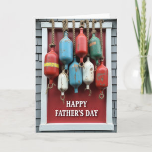 Coastal Fathers Day Floats Karte