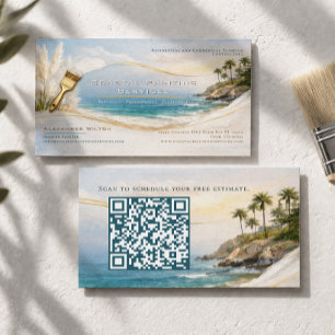 Coastal Luxe Malereiunternehmen Visitenkarte