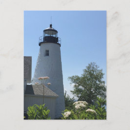 Coastal Maine Leuchtturm Postkarte