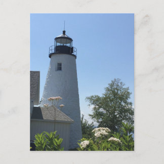Coastal Maine Leuchtturm Postkarte