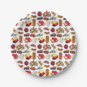 Coastal New England Foods Northeast America USA Pappteller