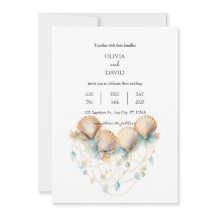 Coastal Seashell Garland Decor Beach Wedding