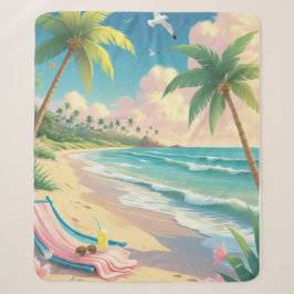 Coastal Spring Serenity - Gemütlich Sherpadecke