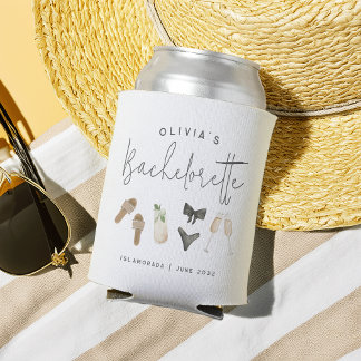 Coastal Summer Personalized Bachelorette Party Dosenkühler