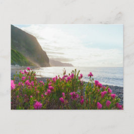 Coastal Sunset over São Vicente, Madeira Postkarte
