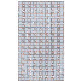 Coastal Terracotta Sky Blue Pattern Tischdecke