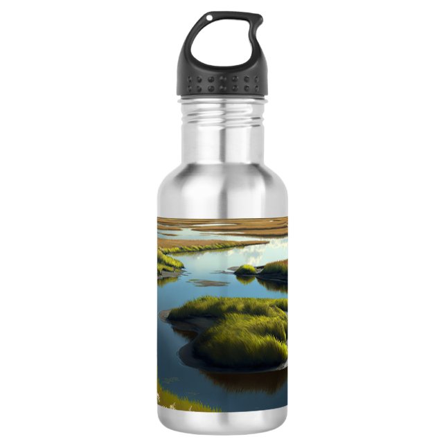 Coastal Tranquility Edelstahlflasche (Vorderseite)