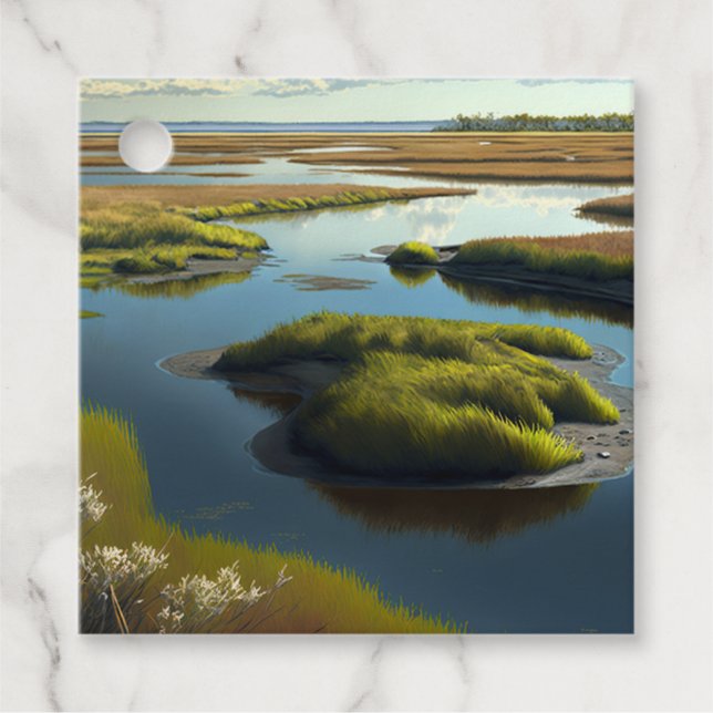 Coastal Tranquility Geschenkanhänger (Vorderseite)