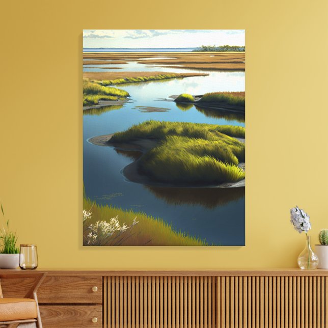 Coastal Tranquility Leinwanddruck (Insitu (Wohnzimmer))
