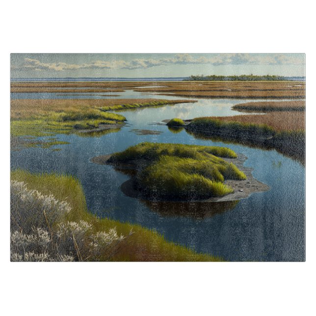 Coastal Tranquility Schneidebrett (Vorderseite)