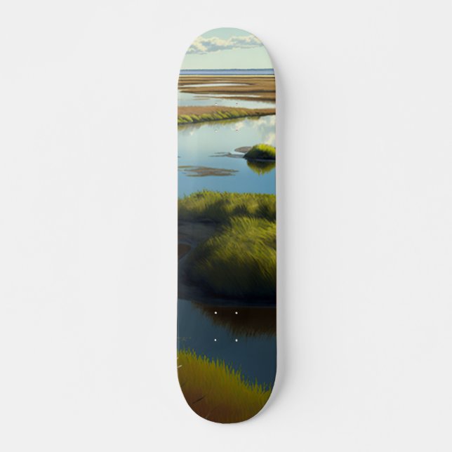 Coastal Tranquility Skateboard (Vorne)