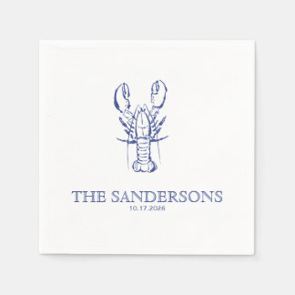 Coastal Wedding Napkin Serviette