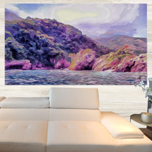 Coastal Yelapa bis Puerto 1620 Art Print Poster