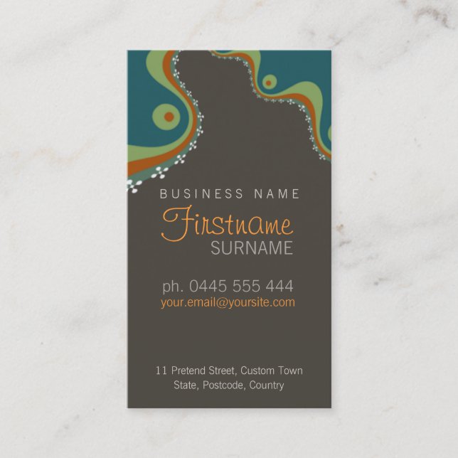 CoastaLines Business Card Visitenkarte (Vorderseite)