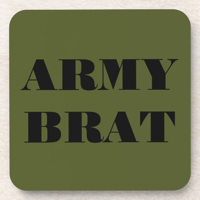 Coaster Set Army Brat Untersetzer (Vorderseite)