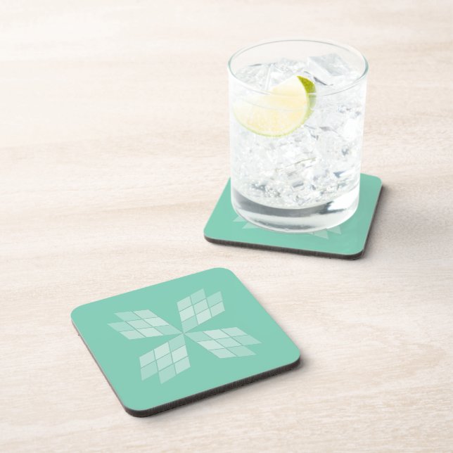 Coaster Set - Diamond Petals Getränkeuntersetzer (Rechte Seite)