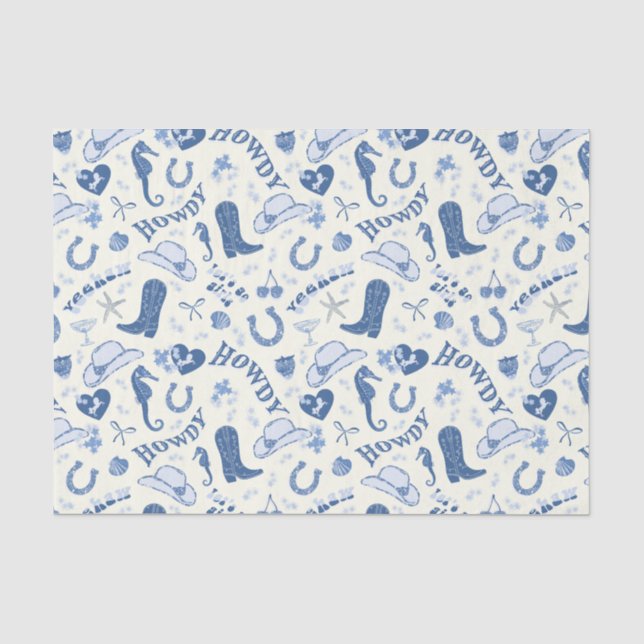 Coastgirl Bach Club Fun Muster Seidenpapier (Vorderseite)