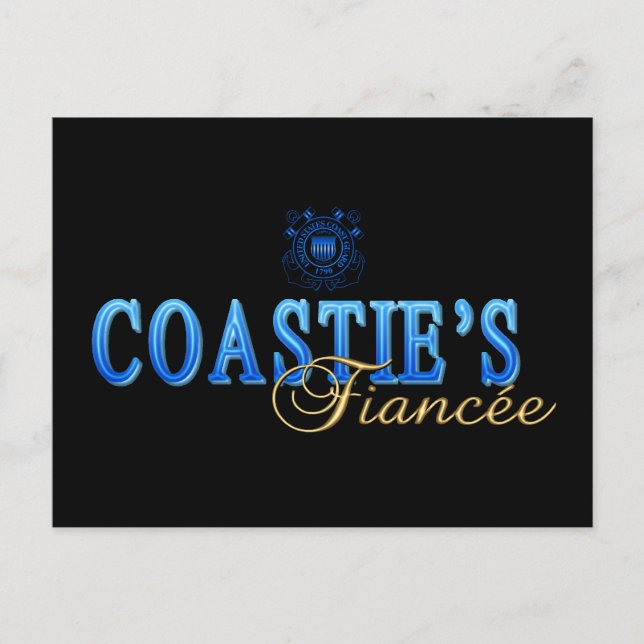 Coastie's Fiancee Postkarte (Vorderseite)