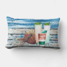 Coaststyle Cocktails in Aquarellfarben und nautilu