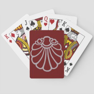 Coastways Ranch Großes Scallop-Logo Spielkarten